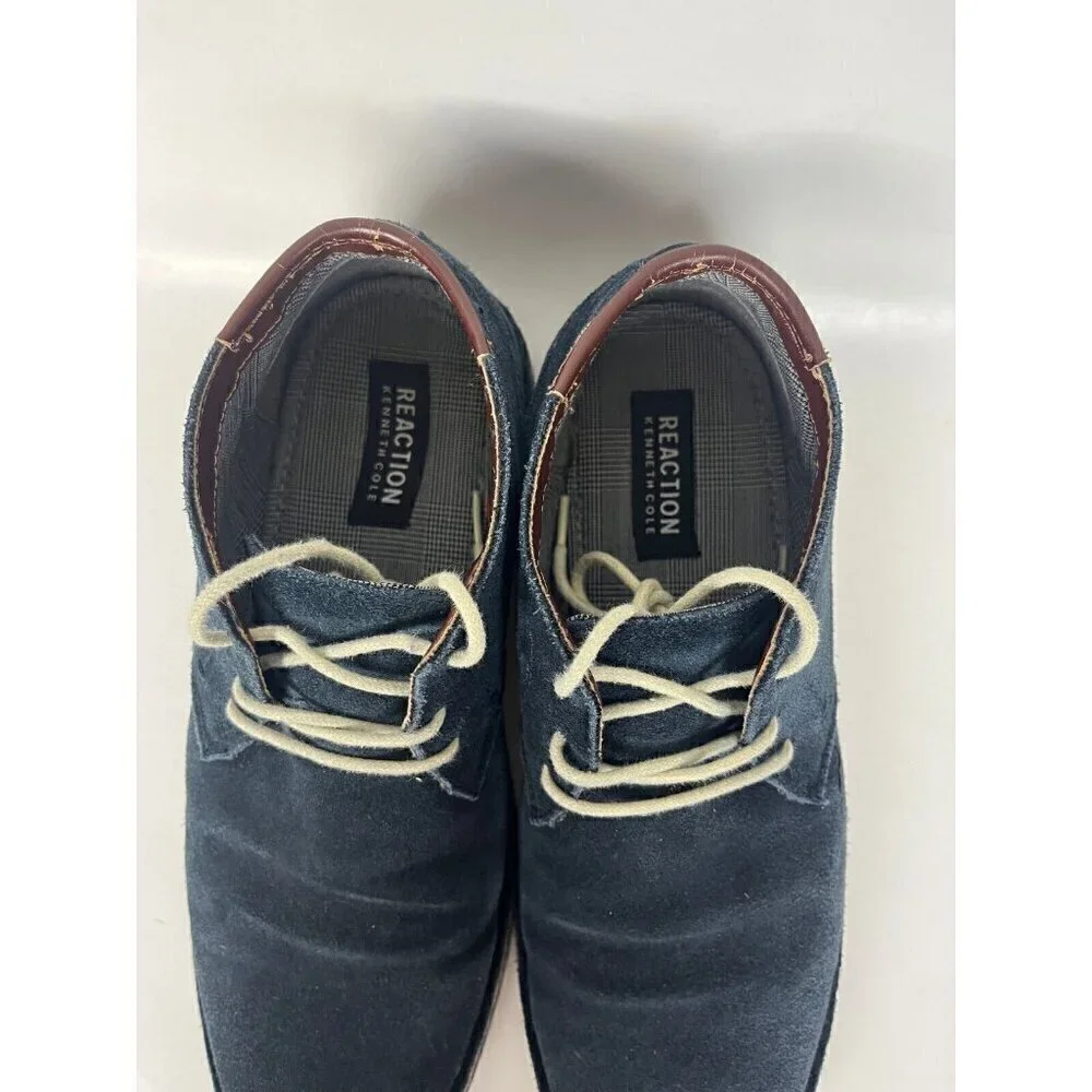 Kenneth Cole Shoes boots Mens 8.5 M Blue Suede Desert Sun Chukkas Hipster‎
